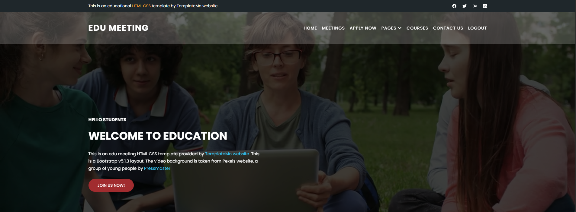 Education Meeting Platform Clone